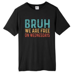 Bruh We Are Free On Wednesdays Joe Biden Tall Fusion ChromaSoft Performance T-Shirt