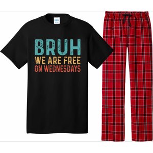 Bruh We Are Free On Wednesdays Joe Biden Pajama Set