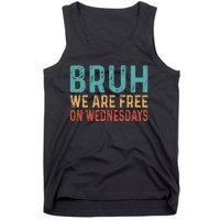 Bruh We Are Free On Wednesdays Joe Biden Tank Top