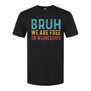 Bruh We Are Free On Wednesdays Joe Biden Softstyle CVC T-Shirt