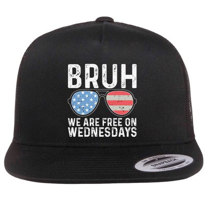 Bruh We Are Free On Wednesdays Joe Biden Vintage Flatbill Hat
