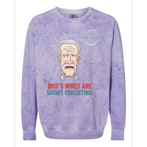 BroS Wires Are Short Circuiting Colorblast Crewneck Sweatshirt