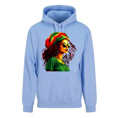 Black Women Afro American Juneteenth Women Afrocentric Unisex Surf Hoodie