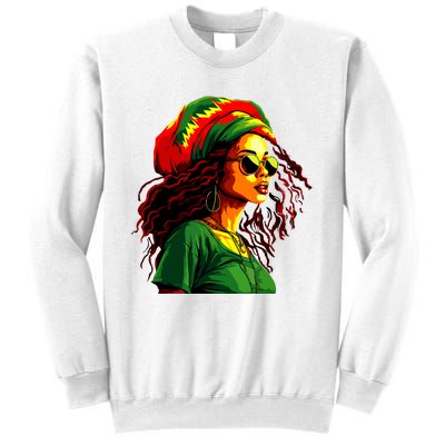 Black Women Afro American Juneteenth Women Afrocentric Sweatshirt