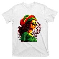 Black Women Afro American Juneteenth Women Afrocentric T-Shirt