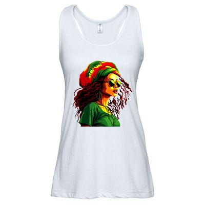 Black Women Afro American Juneteenth Women Afrocentric Ladies Essential Flowy Tank