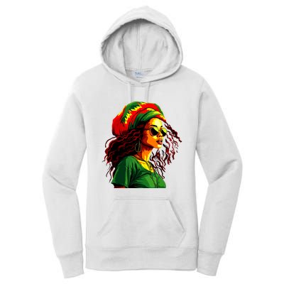 Black Women Afro American Juneteenth Women Afrocentric Women's Pullover Hoodie