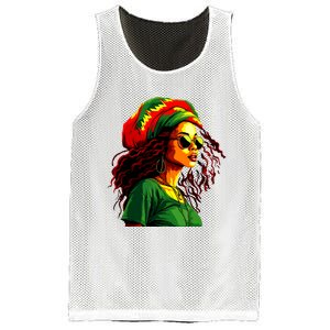 Black Women Afro American Juneteenth Women Afrocentric Mesh Reversible Basketball Jersey Tank