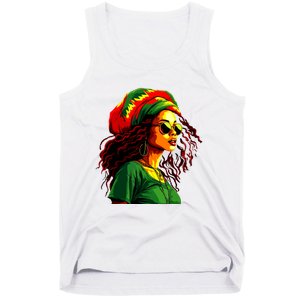 Black Women Afro American Juneteenth Women Afrocentric Tank Top