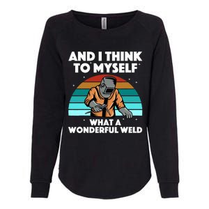 Best Welding Art Migtig Welding Metal Welder Womens California Wash Sweatshirt