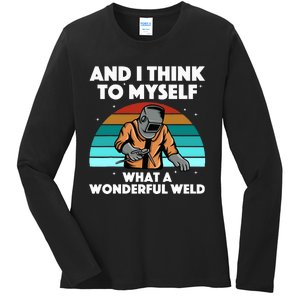 Best Welding Art Migtig Welding Metal Welder Ladies Long Sleeve Shirt