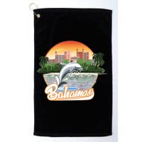 Bahamas With A Playing Dolphin And Hotels Golf Towel