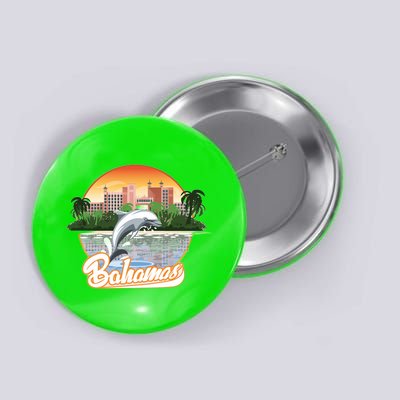 Bahamas With A Playing Dolphin And Hotels Button