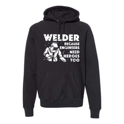 Best Welding Art Dad MIG/TIG Welder Lover Metal Workers Premium Hoodie