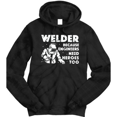 Best Welding Art Dad MIG/TIG Welder Lover Metal Workers Tie Dye Hoodie