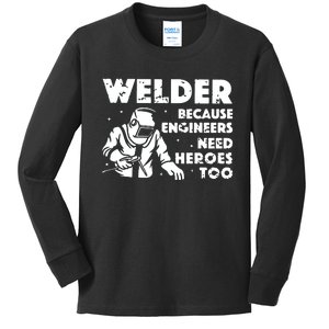 Best Welding Art Dad MIG/TIG Welder Lover Metal Workers Kids Long Sleeve Shirt