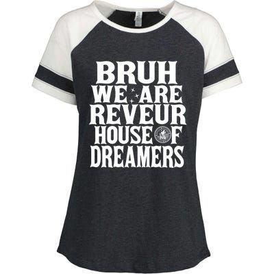 Bruh We Are Reveur House Of Dreamers Rca Houses School Enza Ladies Jersey Colorblock Tee