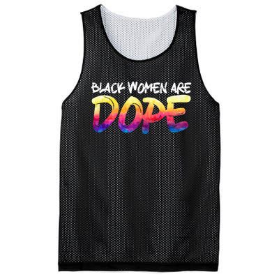 Black Women Are Dope Black History Month Afrocentric Mesh Reversible Basketball Jersey Tank