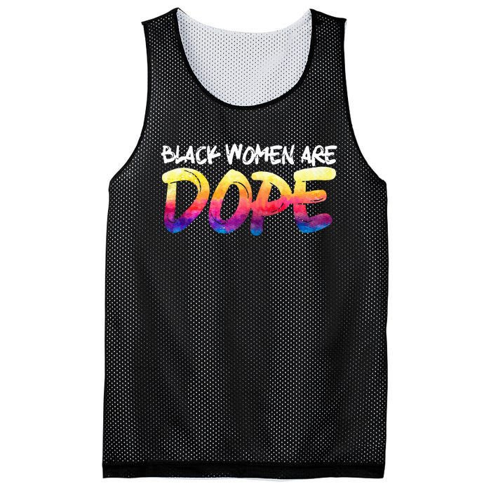 Black Women Are Dope Black History Month Afrocentric Mesh Reversible Basketball Jersey Tank