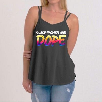 Black Women Are Dope Black History Month Afrocentric Women's Strappy Tank