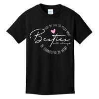 Besties Will Always Be Connected By Heart Bff Best Friends Kids T-Shirt