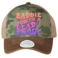 Baddie With A Dead Daddy  Legacy Tie Dye Trucker Hat