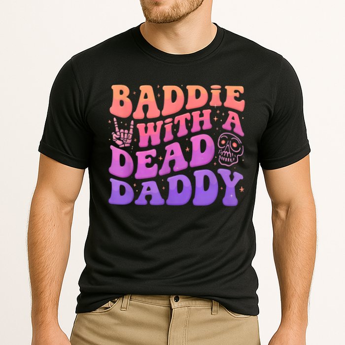 Baddie With A Dead Daddy  Cooling Performance Crew T-Shirt