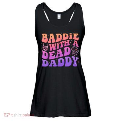 Baddie With A Dead Daddy  Ladies Essential Flowy Tank