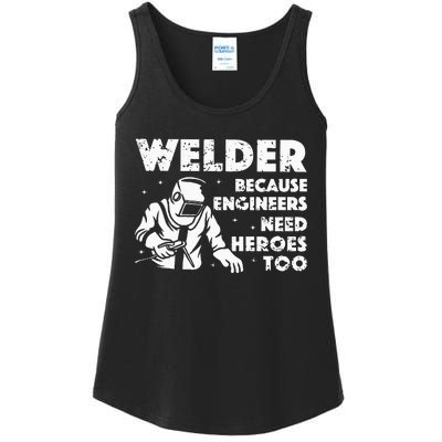 Best Welding Art Dad MIGTIG Welder Lover Metal Workers Ladies Essential Tank