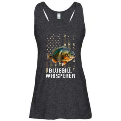 Bluegill Whisperer American Flag Ladies Essential Flowy Tank