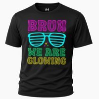 Bruh We Are Glowing Hello Summer Vacation Trips Cooling Performance Crew T-Shirt