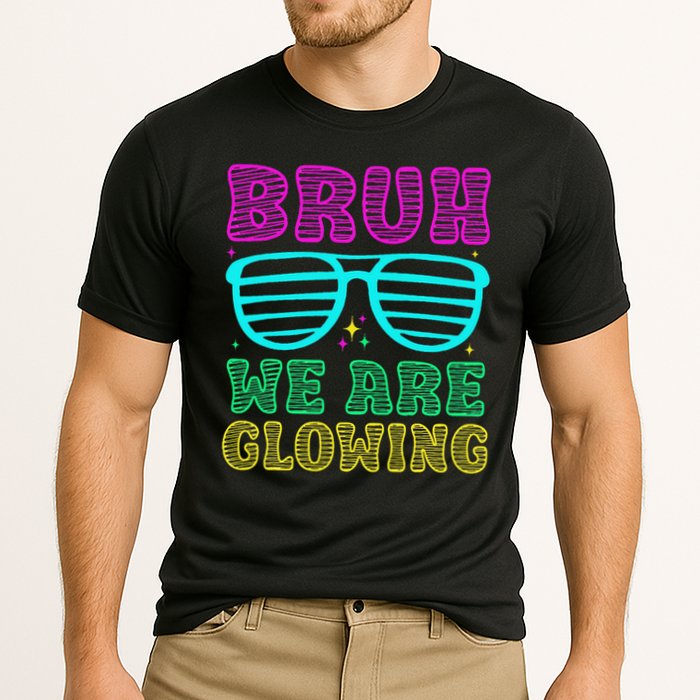 Bruh We Are Glowing Hello Summer Vacation Trips Cooling Performance Crew T-Shirt