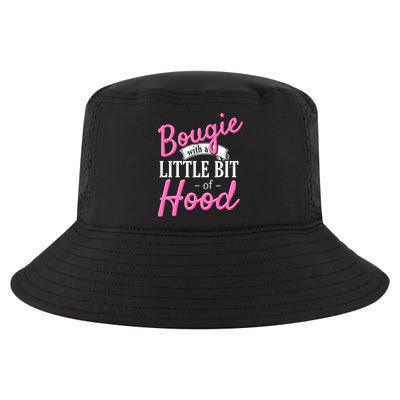 Bougie With A Little Bit Of Hood Funny Black Magic Gift Cool Comfort Performance Bucket Hat