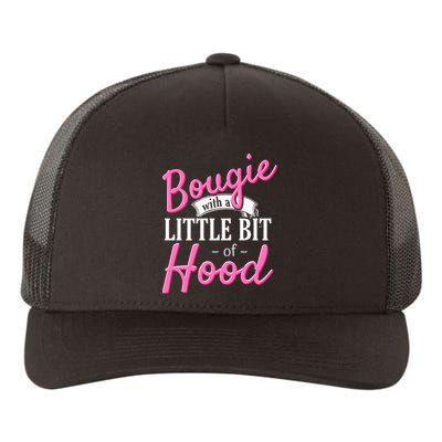 Bougie With A Little Bit Of Hood Funny Black Magic Gift Yupoong Adult 5-Panel Trucker Hat
