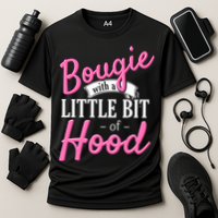 Bougie With A Little Bit Of Hood Funny Black Magic Gift Cooling Performance Crew T-Shirt