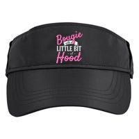 Bougie With A Little Bit Of Hood Funny Black Magic Gift Adult Drive Performance Visor