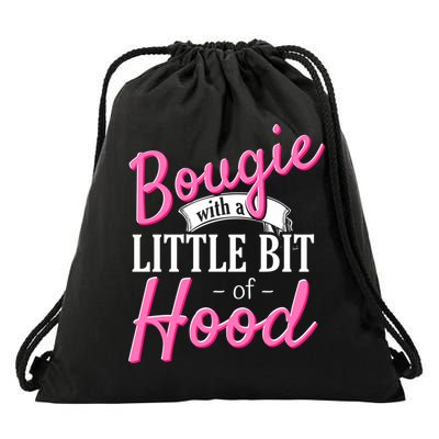 Bougie With A Little Bit Of Hood Funny Black Magic Gift Drawstring Bag