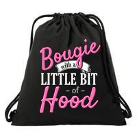 Bougie With A Little Bit Of Hood Funny Black Magic Gift Drawstring Bag