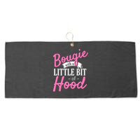 Bougie With A Little Bit Of Hood Funny Black Magic Gift Large Microfiber Waffle Golf Towel