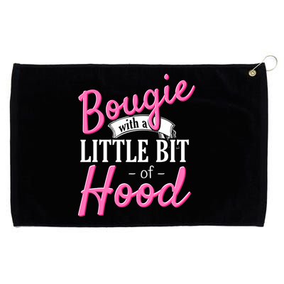 Bougie With A Little Bit Of Hood Funny Black Magic Gift Grommeted Golf Towel