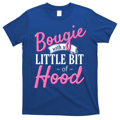 Bougie With A Little Bit Of Hood Funny Black Magic Gift T-Shirt