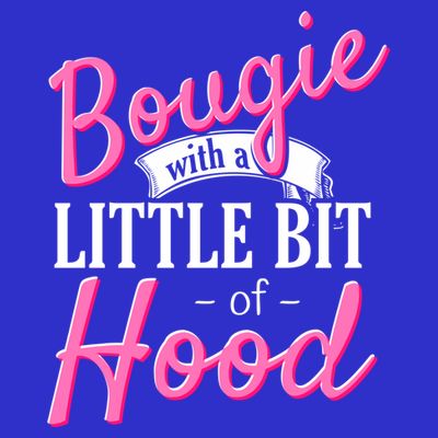 Bougie With A Little Bit Of Hood Funny Black Magic Gift T-Shirt