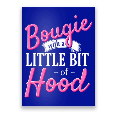 Bougie With A Little Bit Of Hood Funny Black Magic Gift Poster
