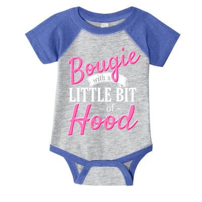 Bougie With A Little Bit Of Hood Funny Black Magic Gift Infant Baby Jersey Bodysuit