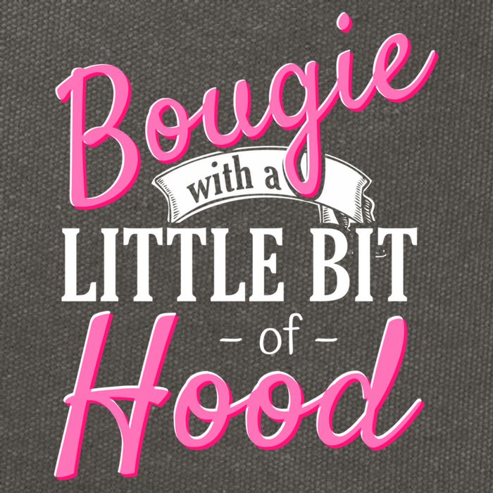 Bougie With A Little Bit Of Hood Funny Black Magic Gift Cotton Canvas Backpack
