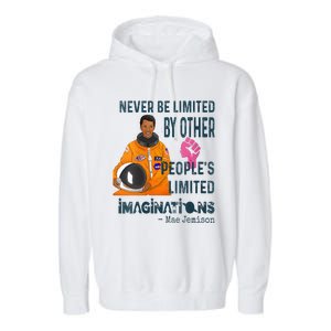 Black Woman Astronaut Jemison Garment-Dyed Fleece Hoodie