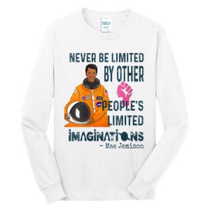 Black Woman Astronaut Jemison Tall Long Sleeve T-Shirt