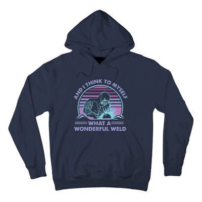 Best Welding Art Arc Welder Pipeliner Ironworker Tall Hoodie