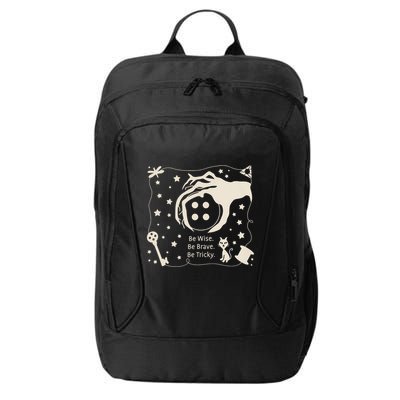 Be Wise Be Brave Be Tricky Halloween Magic Spell City Backpack