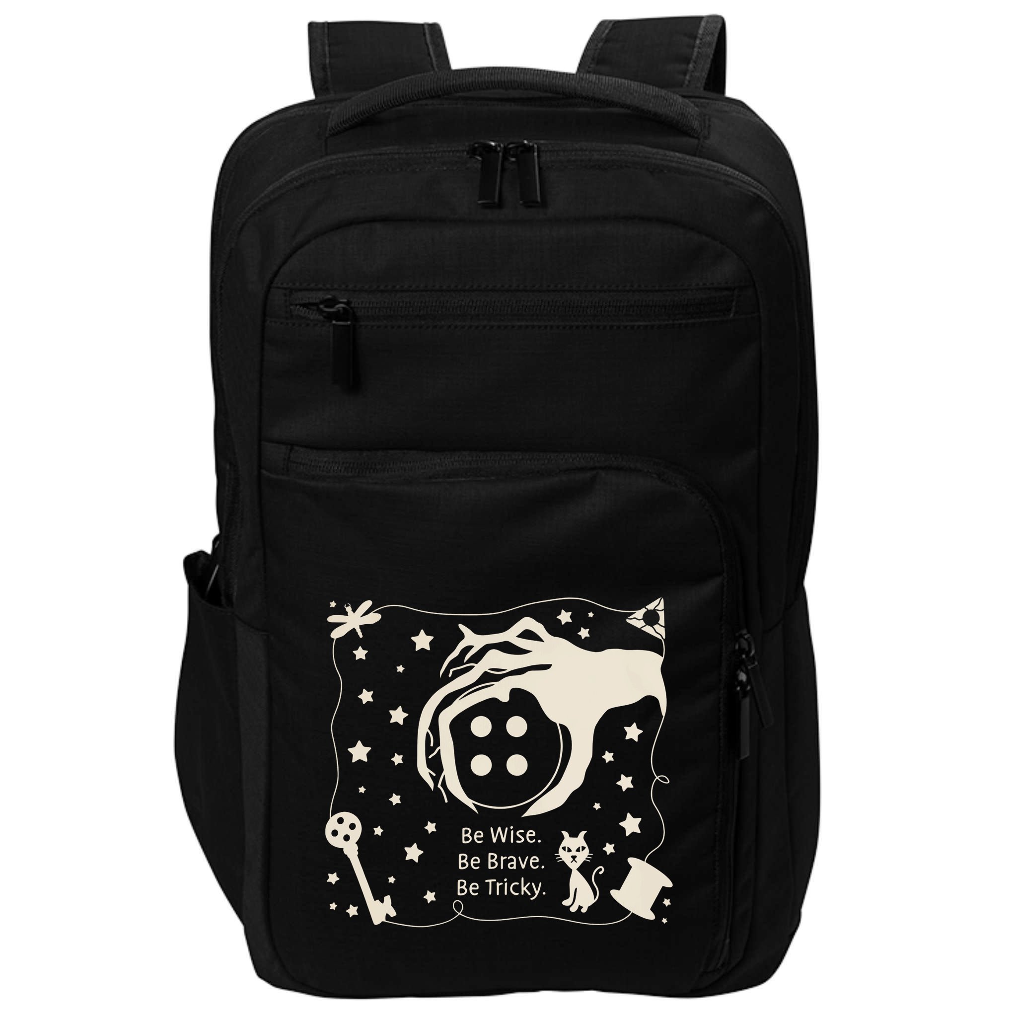 Be Wise Be Brave Be Tricky Halloween Magic Spell Impact Tech Backpack